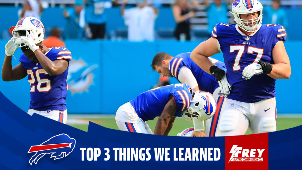 Top 3 things we learned from Bills vs. Dolphins | Week 3