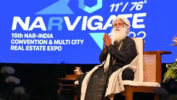The spiritual leader Sadhguru has issued a dire warning to the construction industry: “We are headed for a catastrophic calamity.”