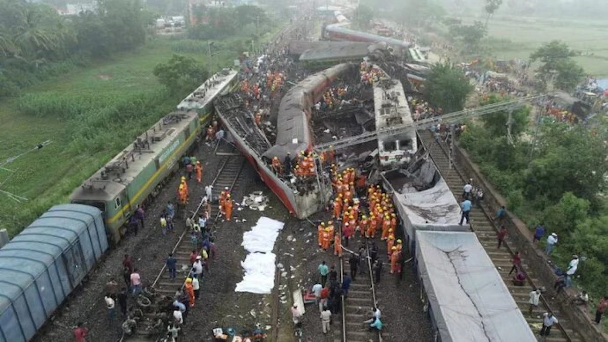 train catastrophe in Odisha
